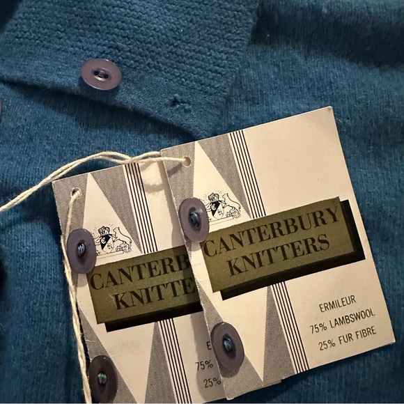 VINTAGE CANTERBURY KNITTERS ERMILEUR SWEATER - Picture 7 of 7
